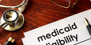 Document with title medicaid eligibility.